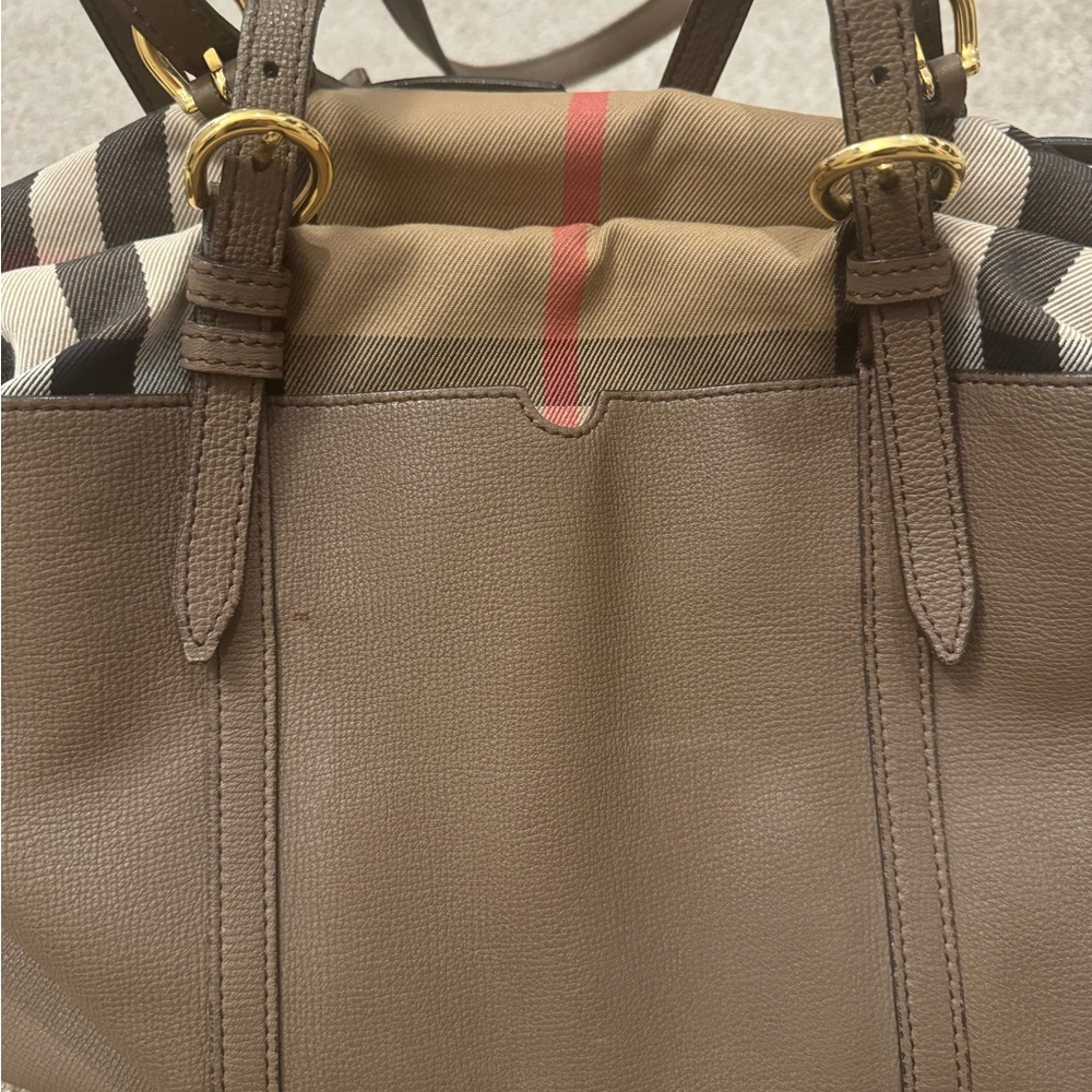 Burberry Mason Shoulder Satchel Diaper/Tote Bag